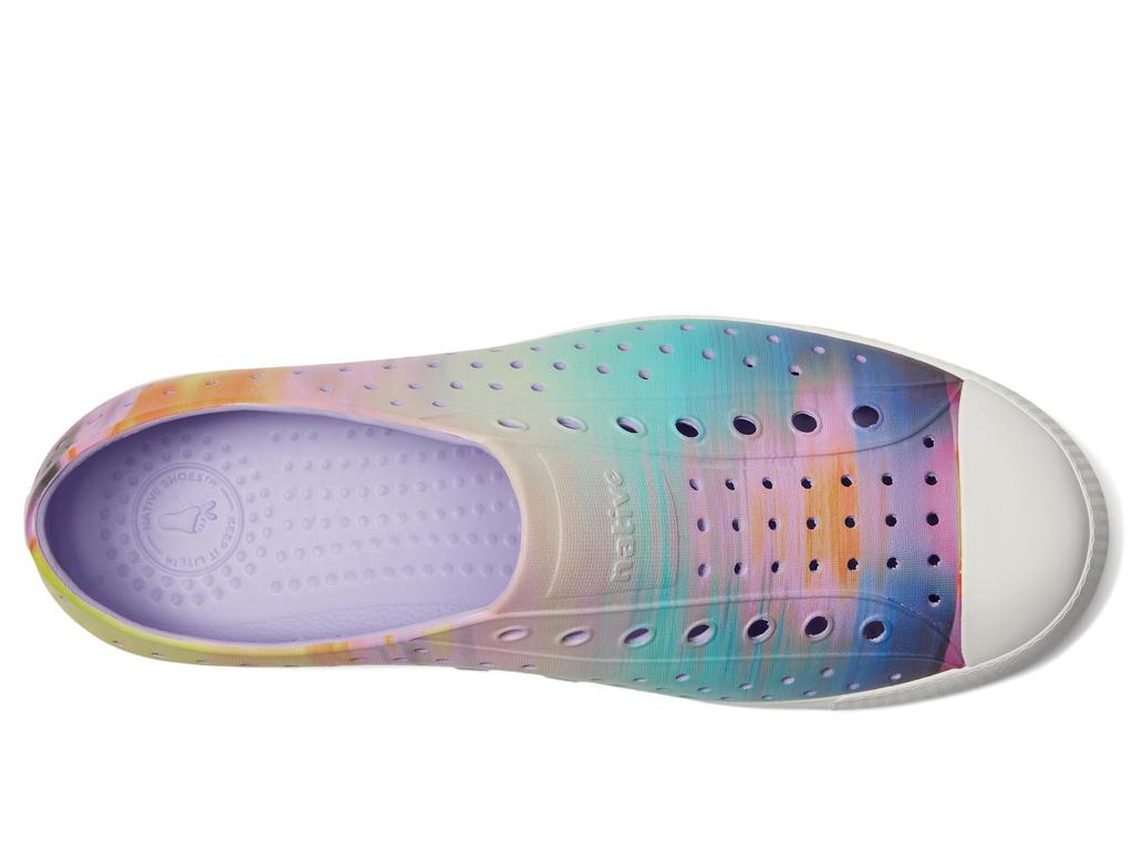 Water Shoes Jefferson Print Healing Blur cm D [Native Shoes] Purple/Shell White/Sunset 27.0