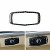 Carbon Fiber Front Headlight Switch Button Panel Cover For BMW X5 E70 X6 E71