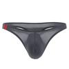 Men Briefs T Shape Thin High Elasticity Solid Color U Convex Pouch Male