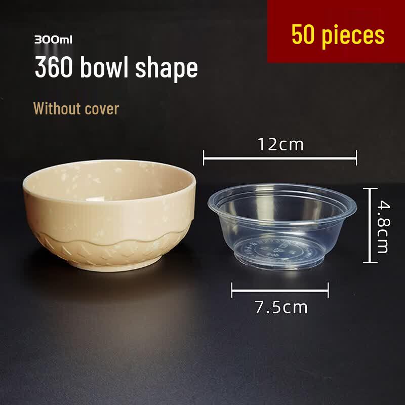 Qiwei Disposable Plastic Food Bowls