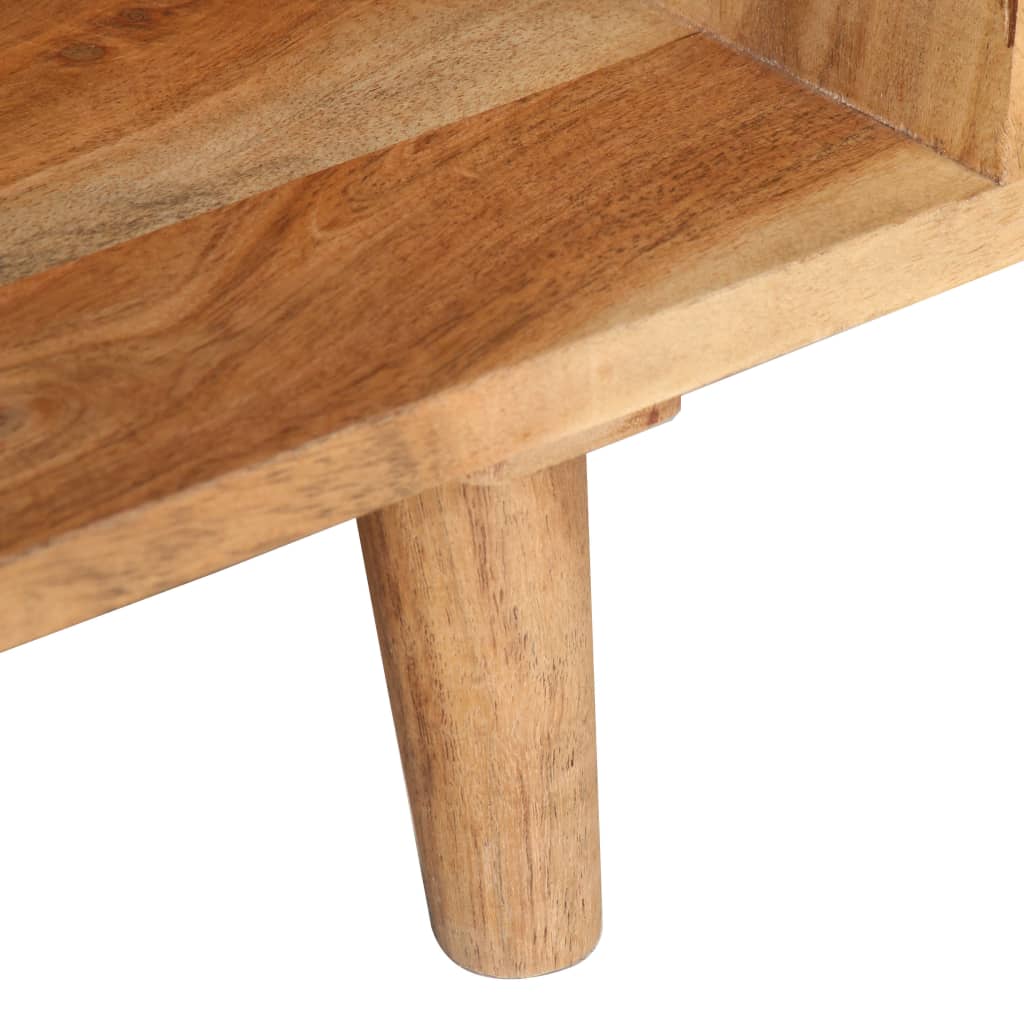TV Stand 115 X 30 X 39 Cm Solid Acacia Wood