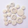 17pcs Clarinet Pads sound hole mat sheepskin