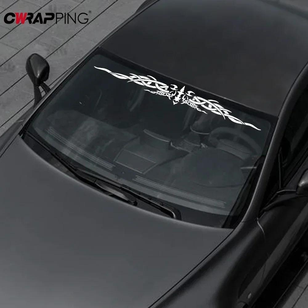 Angel Wings Car Stickers Vinyl Waterproof Windshield Decal Reflective Auto Body Decor Personalized Vehicle Decoration Accessory