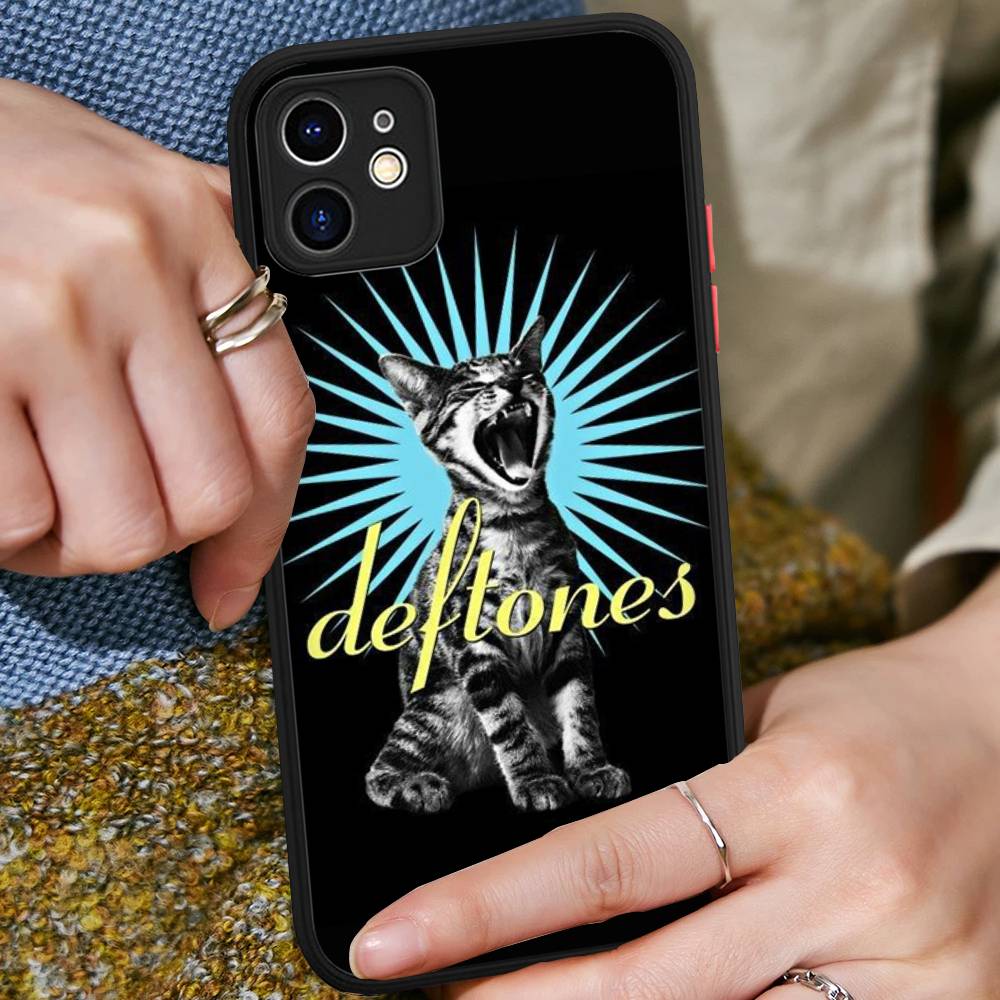 Alternative Metal Band Deftones Phone Case For IPhone 11 12 13 14 15 16 Pro Plus X XS MAX Matte Bumper Shockproof Cover