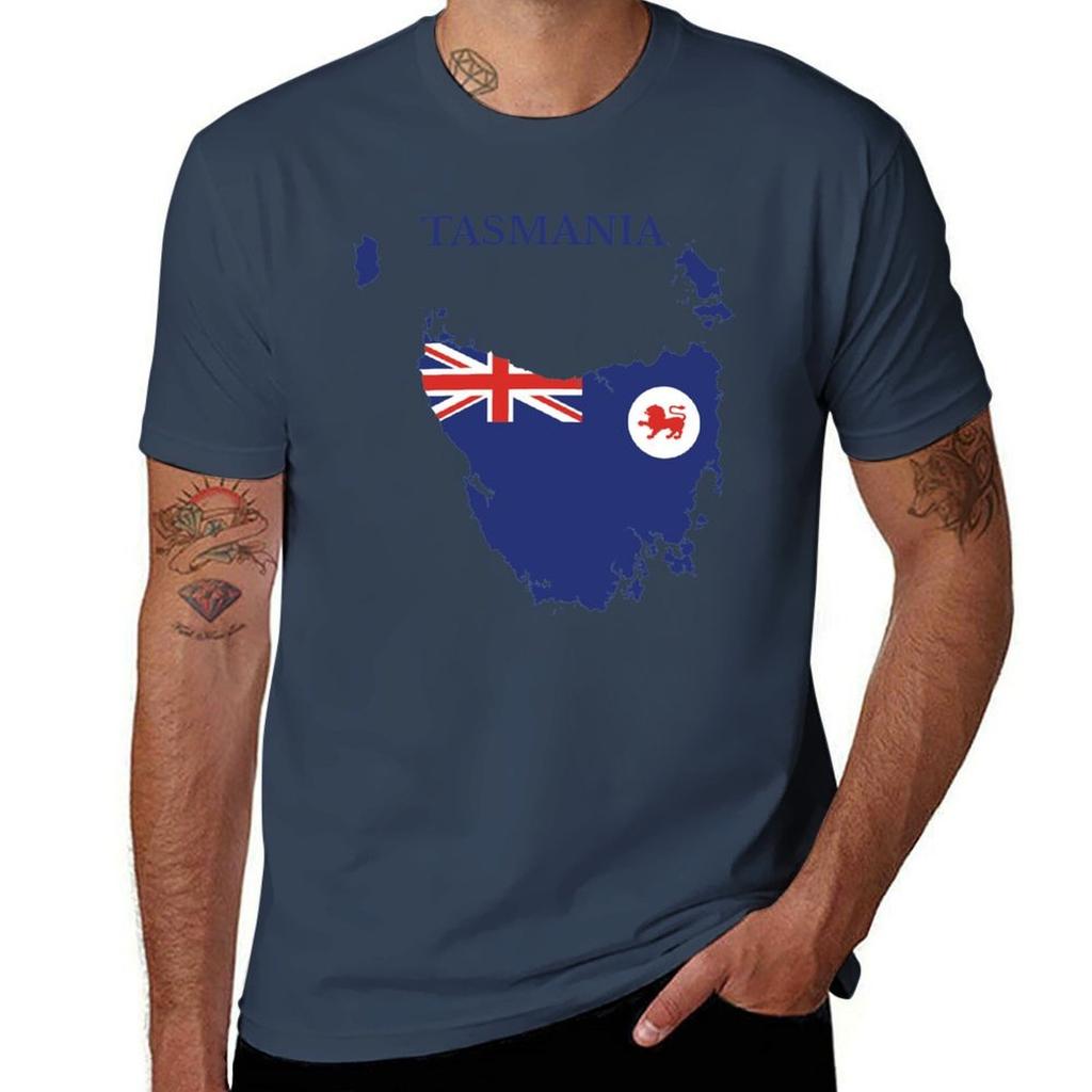 TasUnisexia Australian State TShirt Plus Size Basic Short Sleeve Top