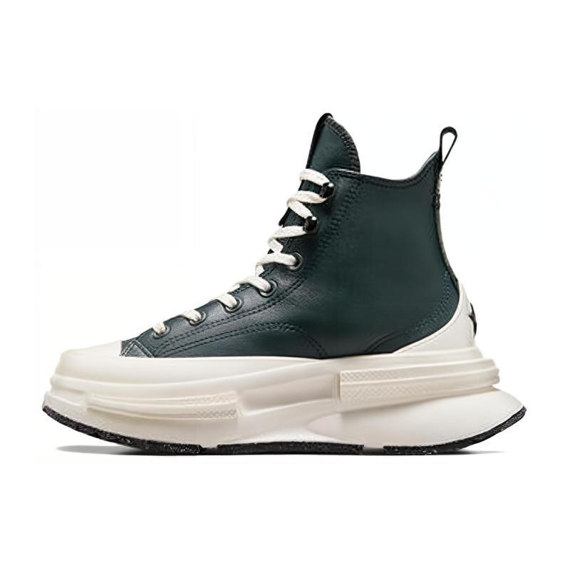 

Converse Run Star Legacy Cowhide Comfort High-Top Lifestyle Casual Shoes Unisex Green 37 зелёный