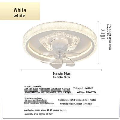 Oeny Bedroom Ceiling Fan Light