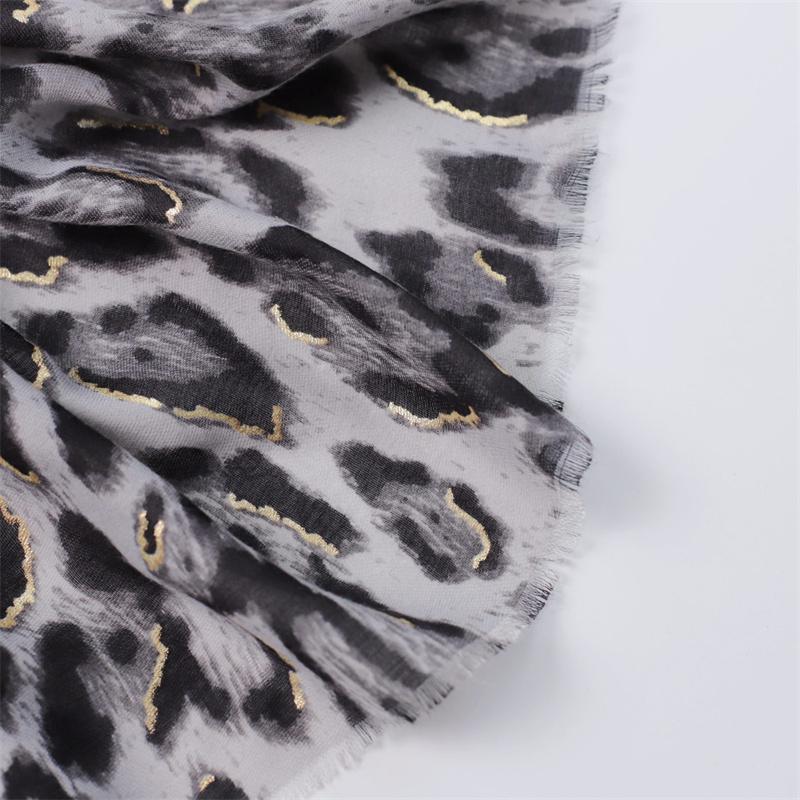 Lurex Glitter Sexy Leopard Dot Fringe Viscose Soft Scarf Chic Cotton Shawl Women Perfect for Travel & Casual Muslim Hijab