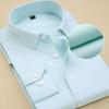 Plus Size 8XL 7XL Men Striped Dress Shirts Formal Fashion Social Office Long Sleeved Business Work Smart Casual Shirt Wholesale