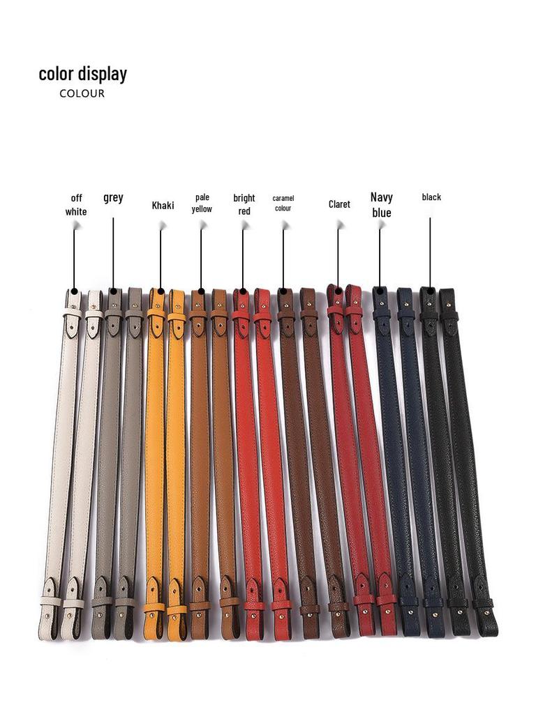 Genuine Cowhide Crossbody Shoulder Strap for Handbags