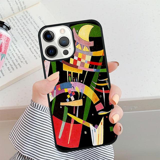 

Wassily Kandinsky Abstract Artistic Phone Case For iPhone 15 16 11 12 13 14 Pro Max Mini Cover For iPhone Max 7 8 Plus Fundas iPhone 6 6s