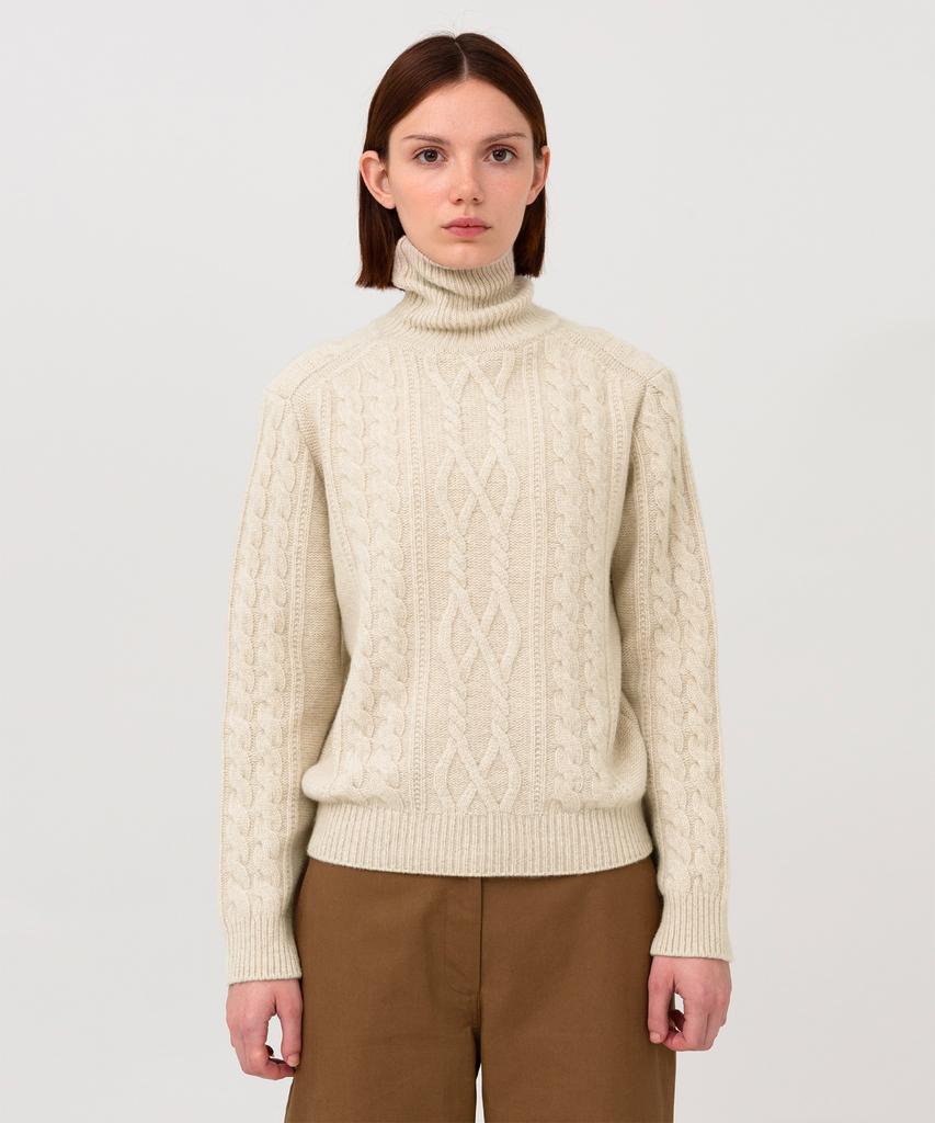 Beulaunyadeu W High-Neck Sweater, Ivory