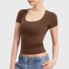 Women's Sexy Short Sleeve O Neck T Shirts Slim Fit  Going Out Tops