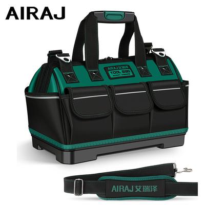 AIRAJ Nieuwe Elektricien Gereedschapstas met Reflecterende Strip Oxford Stof Slijtvast Multi-Pocket Waterdichte Opberg Handtas
