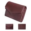 HANATORA Card CaseBusiness Card Holder, Large Capacity, 2 Pockets, Genuine Leather, Handmade, Button Closure, Compact, Unisex, Shrink-Resistant Calf