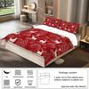 Santa Claus Digital Printed Polyester Three-Piece Quilt Cover Bedding Quilt Cover Pillowcase Distribution