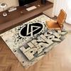 1pc Linkin Park Print Area Rug - Soft, Washable Non-Slip Indoor Mat, Living Room, Home Office Decorative Rug,Office Decorative