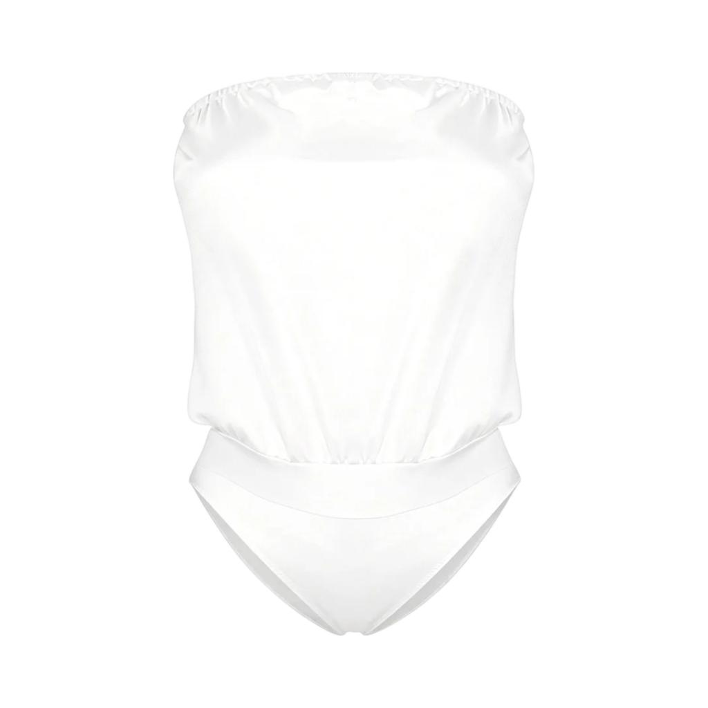 Modisches Damen Tube Top Schulterfrei Bikini Sexy Badeanzug