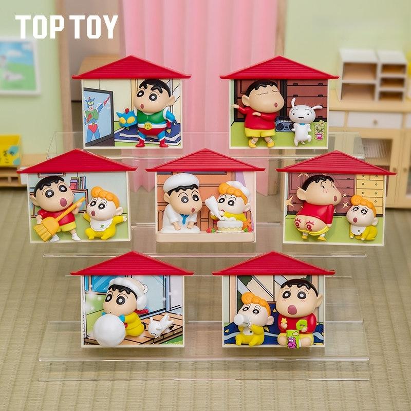 TOP TOY Crayon Shinchan Nohara Family Series Anime Refrigerator Magnet Figure Cute Children's Toy Birthday Gift