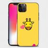 Yellow Giraffe Cute Cartoon Phone Case iphone15 14 13 12 11 Pro Max Mini X 7 8 Soft Case