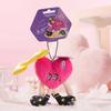 Honey Jar Love Heart Plush Keychain With Cartoon Parrot Backpack Charm For Gift Lovers