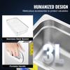 3L Ultrasonic Cleaner Machine Stainless Steel Ultrasonic Cleaning Machine Digital Heater Timer Jewelry Cleaning for Commercial Personal Home Use(3L)