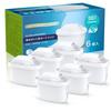 Compatible Brita MaxtraPro Cartridges, Replacement Filters for Brita Water Purifiers, High Removal Capacity, Japan Specification, Set of 6