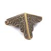 10PCS 3.6x2.4cm Luggage Case Box Corners Brackets Decorative Corner For Furniture Decorative Triangl