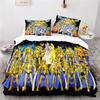Cartoon 3d Saint Seiya Printed Bedding Set Anime Duvet Cover Pillowcase Adult Kids Comforter Cover Set Twin Full Queen King Size