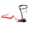 22mm 7 8in Safety Tether Kill Stop Switch for Motorcycle ATV Off Road Vehicles with Tether Lanyard Cord