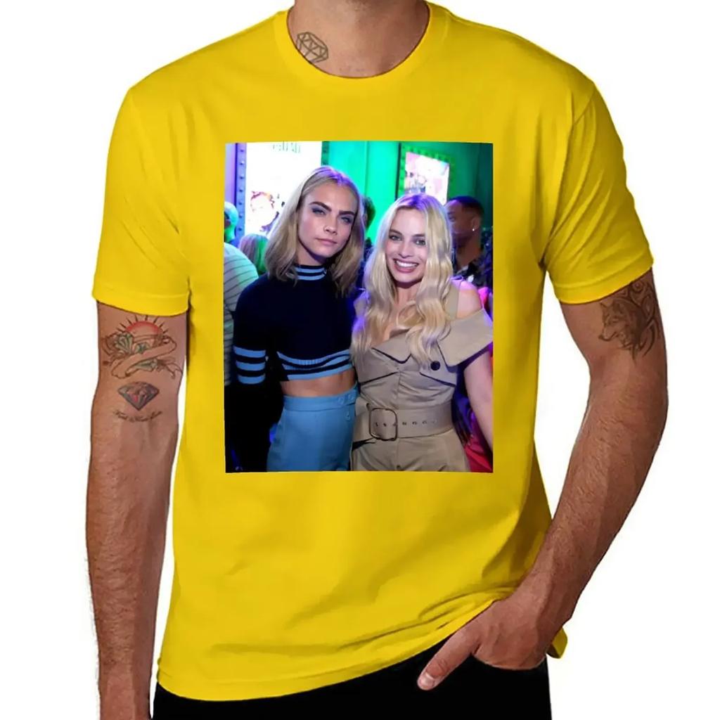Cara And Margot T-Shirt animal prinfor boys plus sizes Men's t-shirt