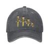 Classic Lucky Luke Daltons Yellow Child Escape Prison Baseball Cap Unisex Style Distressed Cotton Snapback Cap Outdoor Hats Cap