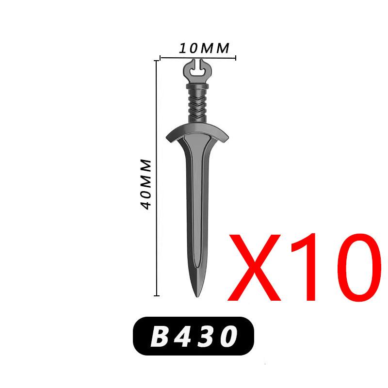 Military Medieval Building Blocks Solider Figures Weapons Crusader Spartan Knights Accessories Warrior Sword Helmet Tomahawk Toy