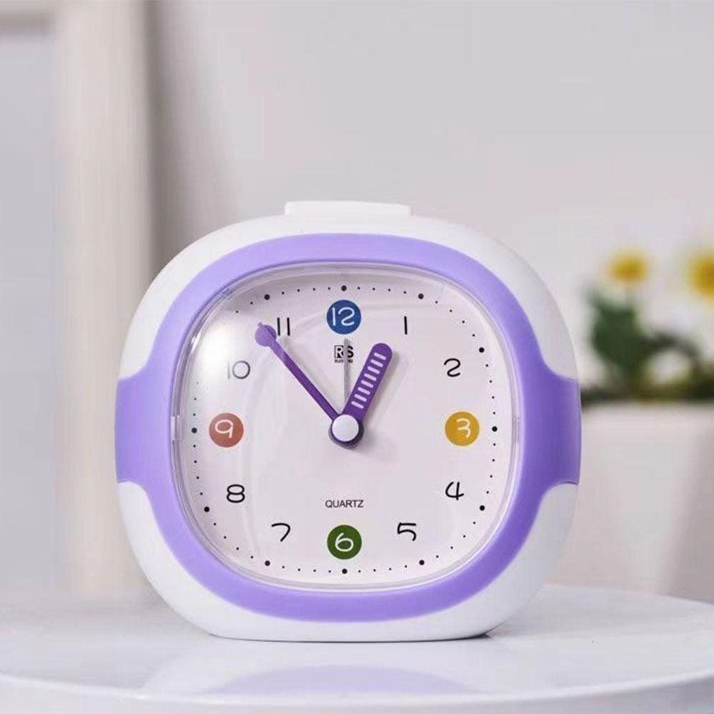 Plastic Tabletop Clock Cartoon Snooze Wake Up Clocks Creative Time Clocks  Children