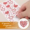 PATIKIL 6 Sheets Heart Face Gem Self-Adhesive Hair Gem Stickers Face Stickers for Women Eye Hair Body Festival Makeup Rave Accessories AB Colors
