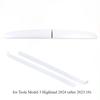 Dashboard Panel for Tesla Model 3 Highland Air Vents White Interior Decorative Shell Cover Sticker Trim Carbon Car Modifications