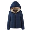 Women S Quilted Hooded Winter Cotton Coat Warm Lightweight Jacket