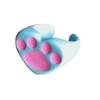 Eye Catching Colorful Bear Paw Open Rings for Women Elegant Heart Shape Open Rings Adjustable Finger Rings Birthday Gift