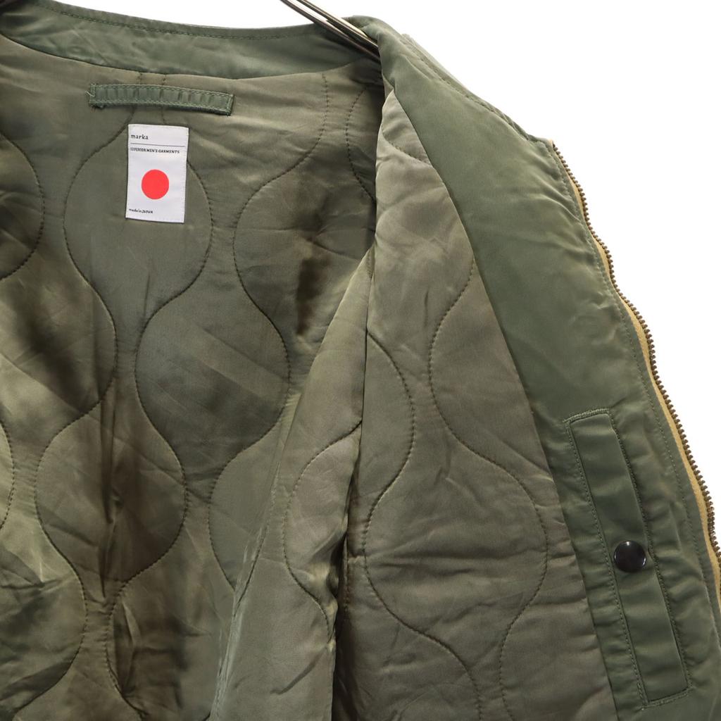 marka made in Japan MA-1 No Collar Flight jacket 1 khaki Men's Used