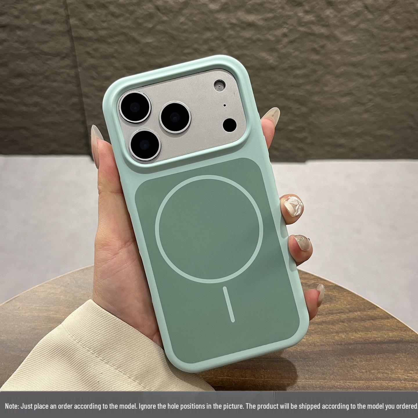 

iPhone 17 Pro Max Magnetic Liquid Silicone Case with Dual-Layer Ring Protection iPhone 14