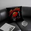 Basketball Sport Cushion Cover Pillowcase Ultra Soft Skin Friendly Fabric Cloud Like Comfort & Concealed Zipper
