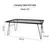 Portable Outdoor Folding Mesh Bamboo Table with Multi-Functional Draining Rack