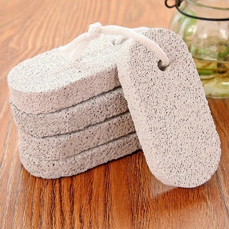 2pcs/5pcs Natural Volcanic Lava Pumice Stone, Foot Callus Remover, Skin Care Accessory with Rope Handle for Home Spa