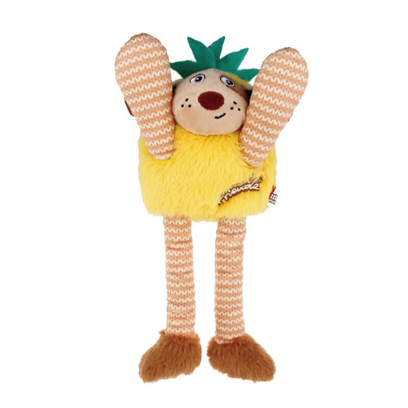 GiGwi Plush Pineapple Dog Toy
