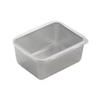 Thickened Stainless Steel Fresh-keeping Box Rectangular Square Plate Buffet Deepened Tray Fast Food Dish with Covered Square Box