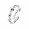 Adjustable Turkish Ring Trendy Blue Zircon Ring Silver Demon Eye Open Ring  Party