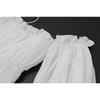 Spring Sexy Off Shoulder Ruffled Peplum Slim Fit Lantern Sleeve Halter Top For Women