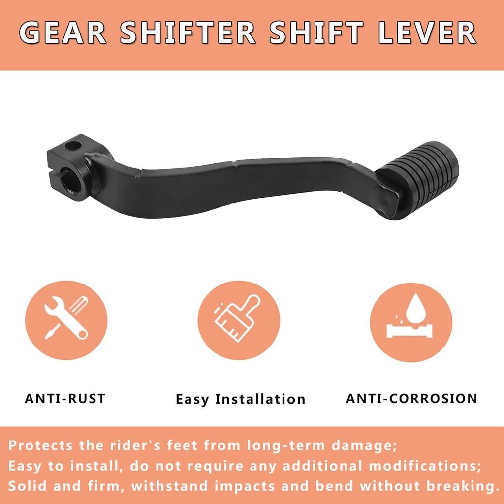 Motorcycle Gear Shifter Shift Lever Pedal Replacement for Kawasaki KLX230 KLX250R KLX230RS 2021 2022 2023 2024 2025 CNC Aluminum Gear Shift Lever