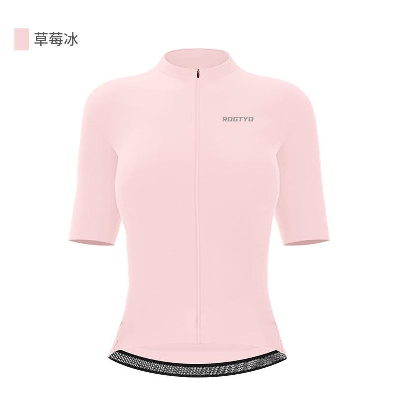 Womens Cycling Jersey Short Sleeve Breathable Quick-Dry Performance Top Road Bike Ride