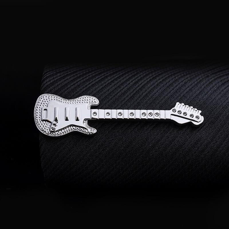 Men's Gold & Silver Creative Tie Clip for Weddings & Formal Wear